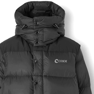 2024 tendance hommes partout Sublimation impression Bomber veste hiver extérieur bouffant à capuche haute rue Style imperméable - Product Image 3