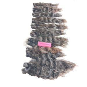 100% Natural Black Indian Remy Hair <b>Extensions</b> for Women Loose Deep Wave Styles <b>Cheap</b> Raw Human Hair Weaving Bundle with Curl - Product Image 3