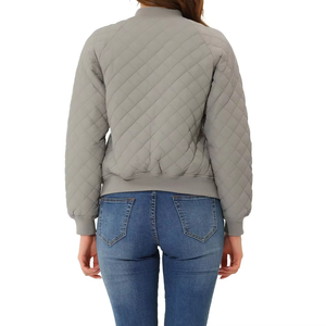 Chaqueta de Invierno de Alta Calidad, Chaqueta Bomber Aislada de Estilo Urbano para Mujer, Chaqueta Bomber Universitaria para Hombre - Product Image 2