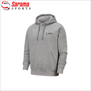 Sudadera con Capucha de Forro Polar Grueso de 400 g/m² con Logotipo Personalizado en Relieve, Sudadera con Capucha de Doble Capa para Hombre, Tallas Grandes - Product Image 1