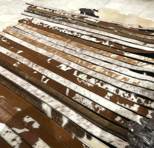 Cinturones de Cuero Vacuno Vintage Unisex al por Mayor, Cinturones de Cuero Genuino con Hebilla Automática de Aleación, Logotipo Personalizado, Hechos a Mano, Impermeables - Product Image 2