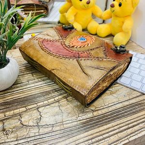 Handmade Retro <b>Travel</b> <b>Diary</b> Tree Life Embossed Leather Journal Hardcover Water Color Paper Sketchbook Exclusive Saddle Gift - Product Image 2