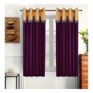 Hot Sale Grey 100% Cotton Thermal Insulated Ready Made Grommet Blackout Left And Right Biparting Open Curtains For Home Bedroom - Product Image 6