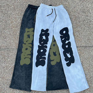 Pantalones cargo holgados de gran tamaño al por mayor ropa de calle unisex proveedor OEM - Product Image 4