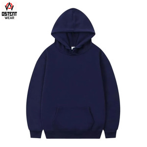 Venta al por mayor 100% de algodón sudaderas con capucha de gran tamaño sudaderas de manga larga con bolsillos patrones de lana de invierno para hombres y mujeres - Product Image 2