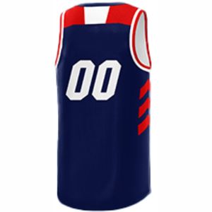 เสื้อบาสเก็ตบอลสำหรับผู้ชายผ้าโพลีเอสเตอร์แห้งเร็วเทคนิค100% พิมพ์ขนาดพิเศษ - Product Image 6