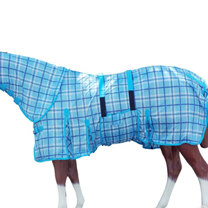 Couverture de cheval d'hiver imperméable en polyester faite à la main, résistante, respirante, chaude et durable pour l'extérieur - Product Image 5
