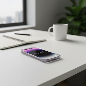 Funda Transparente Brillante de TPU+PC a Prueba de Golpes con Protector de Cámara para 14 Pro Max - Product Image 3