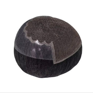 Perruque en cheveux humains Q6 Yaki, toupet pour homme, cheveux vierges Remy, trame unique, Bangladash Naturalizer Curl Bonnet, extension de cheveux Remi - Product Image 6