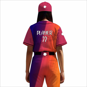 Custom Women <b>Baseball</b> Uniform <b>Set</b> with Team Logo and Breathable Polyester Fabric Premium Quality Women <b>Baseball</b> Jersey and Pants - Product Image 2