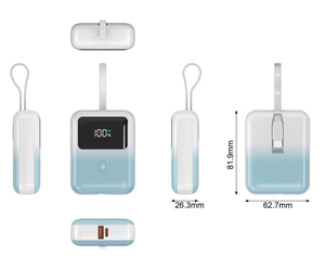 Banco de Energía de Alto Rendimiento para Laptop, Nuevo Modelo, Carga Inalámbrica Magnética, <span class=keywords><strong>Cargador</strong></span> Portátil - Product Image 4