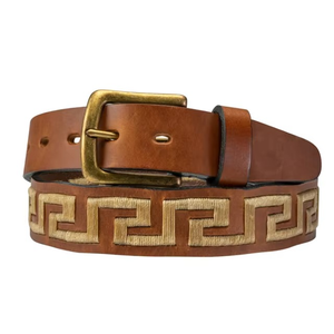 Cinturón de Polo de piel de vaca informal de primera calidad para hombres y mujeres que tejen Regular FIT cintura tamaño caballo productos línea OEM Unisex Polo cinturón - Product Image 3