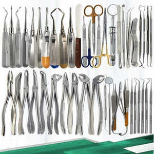 Calidad alemana reutilizable de acero inoxidable 86 piezas con caja cirugía Dental Oral extracción elevadores fórceps Kit de instrumentos - Product Image 1