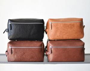 TYG-0048 personnalisé en cuir véritable pour trousse de toilette Dopp Kit rasage organisateur voyage étui fête des pères anniversaire cadeau pour lui Zi - Product Image 2