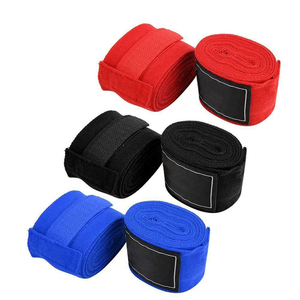 Bandes élastiques pour les mains avec boucle pour le pouce et bande Velcro pour l'entraînement de boxe, de MMA et de gymnastique Bandes élastiques pour les mains de boxe de qualité professionnelle - Product Image 5