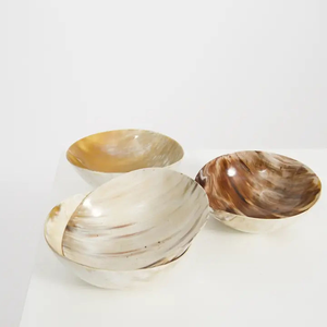 Tazón de Cuerno Artesanal para Servir y Cenar con Estilo, Disponible para la Venta por Proveedor Indio - Product Image 3