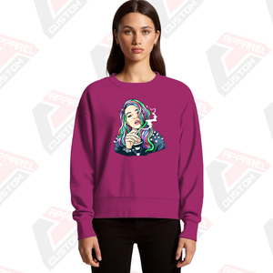 Men's Premium Solid Polyester/Cotton <b>Blend</b> Fleece Pullover Sweatshirt Customizable Comfortable Stylish for Winter Season - Product Image 5