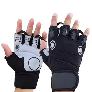 Guantes de Ciclismo de alta calidad, guantes de bicicleta de dedo corto, tela suave de malla, transpirables, absorbentes de golpes, gimnasio, activistas al aire libre - Product Image 4