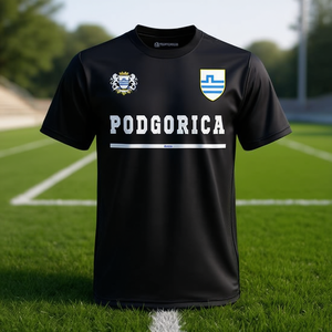 Camiseta deportiva de fútbol Podgorica, camiseta de fútbol americano, equipo deportivo - Product Image 3