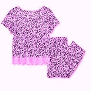 Ropa de dormir de punto térmico de verano para mujer, vestido de pantalón completo con estampado completo, fabricación personalizada por Daisyapparel en India - Product Image 3