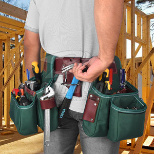 Custom Logo Carpenter <b>Tool</b> Belts Durable Oxford Material <b>Work</b> Belt for Construction Use Carpenter <b>Tool</b> Belt - Product Image 4