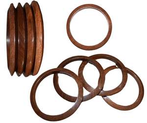 Collection de bracelets en bois légers et imperméables traditionnels très demandés, conçus pour un confort tout au long de la journée, attrait ethnique classique - Product Image 1