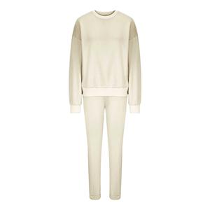 Conjunto de chándal Jogger de moda para mujer Otoño Invierno Sudadera con capucha y pantalones de lana gruesa Ropa deportiva cálida con servicio de etiqueta privada - Product Image 4