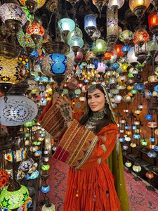 Vestidos de Chifón Afganos Premium para Niñas con Bordado Artesanal y Mangas Largas para Bodas y Eventos Culturales - Product Image 3