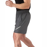 Shorts de sport pour hommes, shorts de course athlétiques, 100% coton, respirants, séchage rapide, toile, entrejambe de 7 pouces