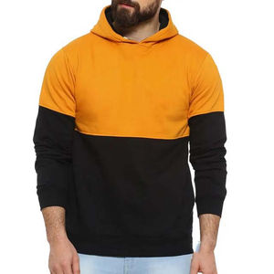 Nouvelle Collection 2026 – Sweat à Capuche Homme 100% Coton Respirant Hiver Motif Uni Couleur Contrastante Délavé Brodé - Product Image 1