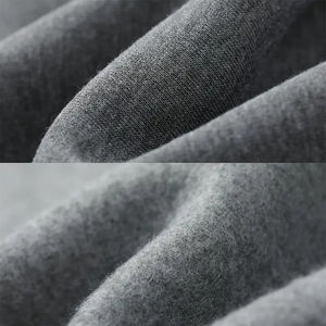 Survêtements pour hommes personnalisés pour adultes, vêtements de jogging d'entraînement, survêtements gris, manches longues, survêtement oversize avec poche - Product Image 4