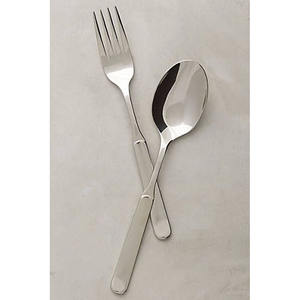 Ensemble de couverts en acier inoxydable poli avec miroir argenté Poignée de designer moderne Cuillère Fourchette Couteau Vaisselle Cadeau de mariage - Product Image 5