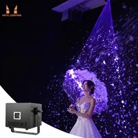 Projecteur laser de mariage 10W RGB pleine couleur avec contrôle par application pour la première danse, les soirées DJ et les événements, avec machine à neige