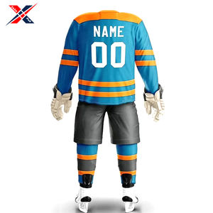 En différentes couleurs Qualité supérieure Nouveau style Faites votre propre main Logo personnalisé imprimé Sport Uniformes de hockey sur glace - Product Image 6