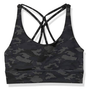 Women Sports Bra High Elastic Fabric <b>With</b> <b>Firm</b> Support For <b>Running</b> Gym Training And Daily Practice - Product Image 1