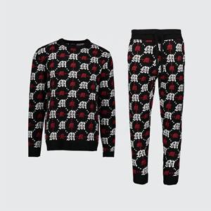 Pull respirant pour hommes Survêtement d'entraînement sportif deux pièces Gym Fitness Jogging Suit XXL Fleece Pullover Tracksuits - Product Image 2