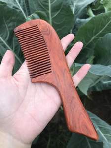 Peigne en bois de Neem ayurvédique fait à la main peigne de croissance des cheveux et de soin du cuir chevelu réutilisable écologique et léger - Product Image 6