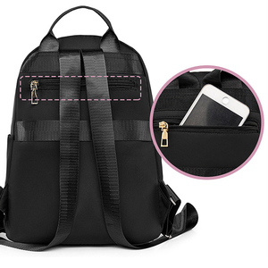 Của phụ nữ đa năng Oxford Vải Nhỏ Vai Túi Lady phong cách với công suất lớn không thấm nước và đơn giản thời trang ba lô - Product Image 4