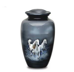 Urnas para cenizas adulto Funeral Moon Night Gran urna funeraria de seres queridos Tamaño 10,5 "y 220 Cu. En - Product Image 1
