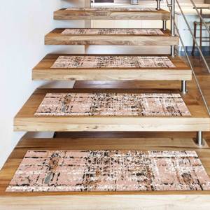Tapis ethnique imprimé : Tapis d'escalier moderne personnalisé au design Kilim minimaliste, Gobelin - Product Image 2