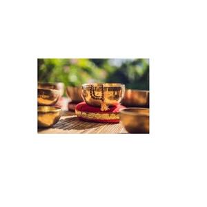 Natural Brass Nepal Singing Bowl Set Include The Stick And <b>Cushion</b> For Meditation <b>Yoga</b> Bowl with Mallet & <b>Cushion</b> - Product Image 2