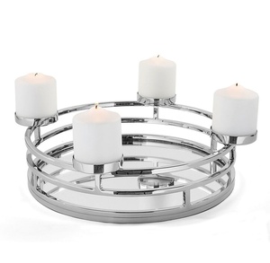 Bougeoir pliable en métal design T Light et porte-fleurs noël et mariage décoration de la maison à la main T Light Candle Stand - Product Image 5