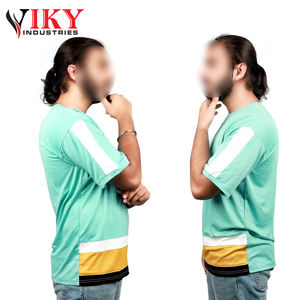 Recién llegado, cómodas camisetas de nailon de manga corta para hombre con logotipo personalizado, tasa de fábrica 'VIKY IND' Wear - Product Image 6