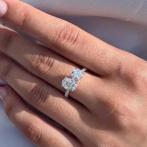 Anillo de diamante cultivado en laboratorio ovalado IGI, anillo de diamante creado en laboratorio de oro de 14 quilates para boda y anillo o banda de compromiso - Product Image 2