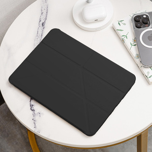 IPAD Pro 11 (2024) Étui de protection noir certifié ROHS en TPU PU et silicone pour la charge et l'utilisation du sommeil - Product Image 4
