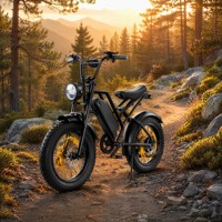 Bicicleta Eléctrica de Montaña Pro 750W, 50KM/H, 48V 18AH, Batería de Grado Automotriz, Neumático Grueso de 20 Pulgadas, Alto Rendimiento, Todoterreno
