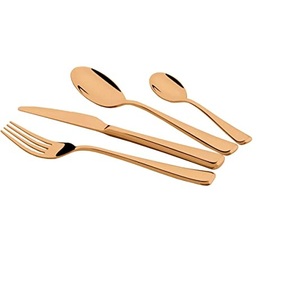 Vaisselle à manger Article décoratif Design gaufré Couverts de cuisine Couverts de cuisine Couverts de cuisine Cuillère en métal doré - Product Image 6