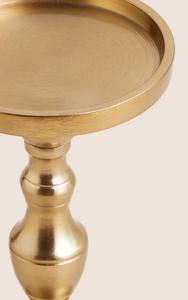 Metal <b>Candle</b> Stand for Home Decor Antique <b>Gold</b> Copper <b>Pillar</b> Holder Decorative <b>Candle</b> Holder - Product Image 4