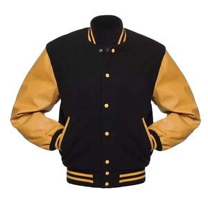 Chaqueta Varsity con Mangas en Contraste y Dobladillo Acanalado, Hecha de Lana Suave, Diseñada para Estudiantes, con Ajuste Elegante y Personalizado 2026 - Product Image 4