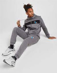 Conjunto Deportivo de Invierno para Hombre con Capucha, 100% Algodón, para Entrenamiento en Gimnasio y Correr, de Alta Calidad y Hecho a Medida - Product Image 1